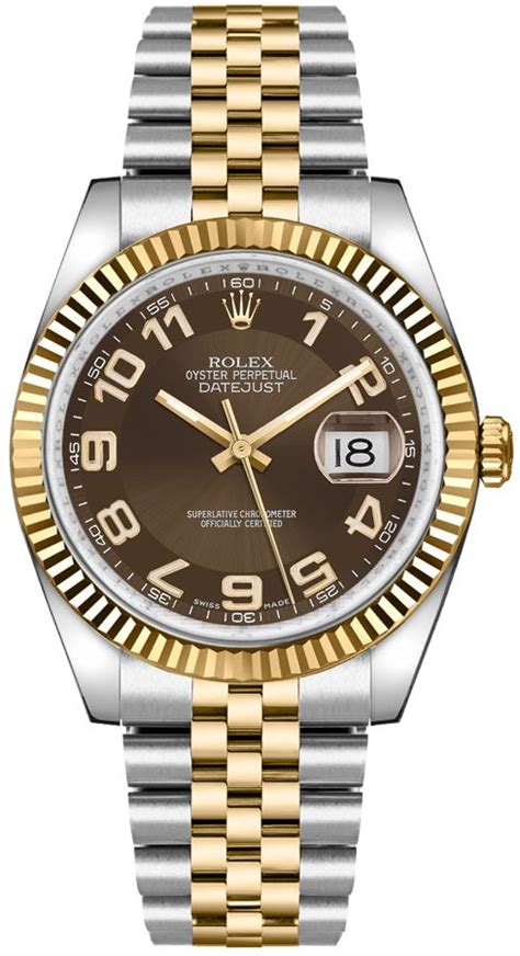 rolex date just 36 quadrante marrone|rolex datejust 36.